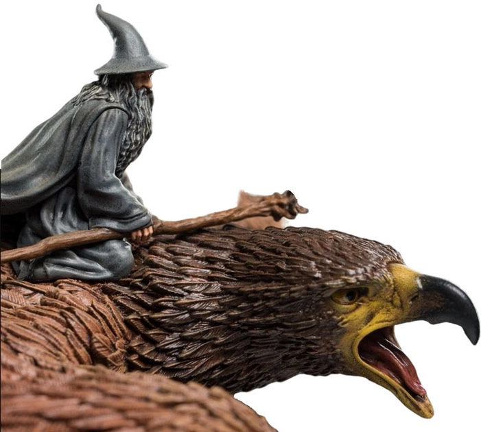 Figurka Weta Workshop Władca Pierścieni Gandalf On Gwaihir 15 cm (860102583) - obraz 4