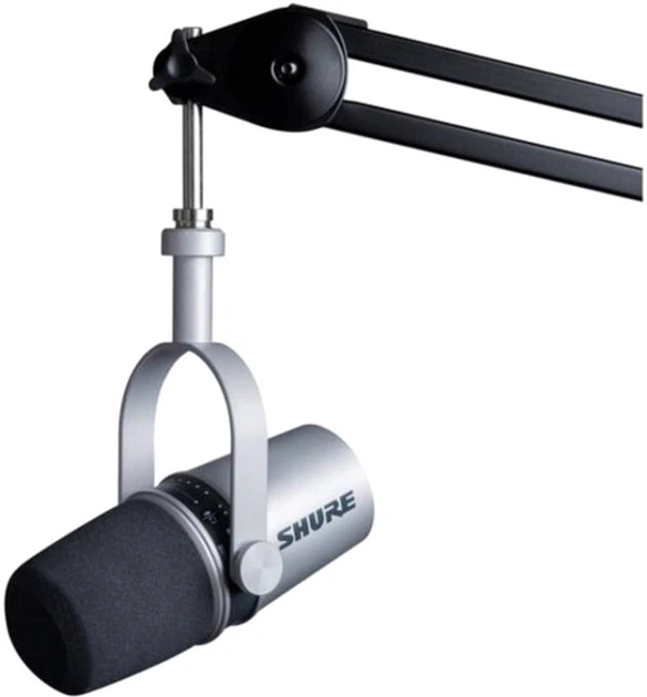 Микрофон Shure MV7 Podcast Microphone Silver (0042406630818