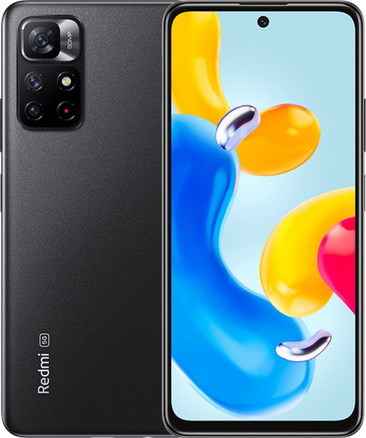 Redmi note 11s 128GB スマートフォン 本体 ブラック Мобильный телефон Xiaomi Redmi Note 11S 4G 6/128GB NFC