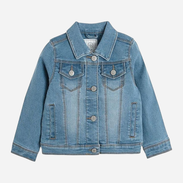 Дитяча джинсова куртка для дівчинки Cool Club CJG2411440 92 см Блакитна (5903977186478) - зображення 1