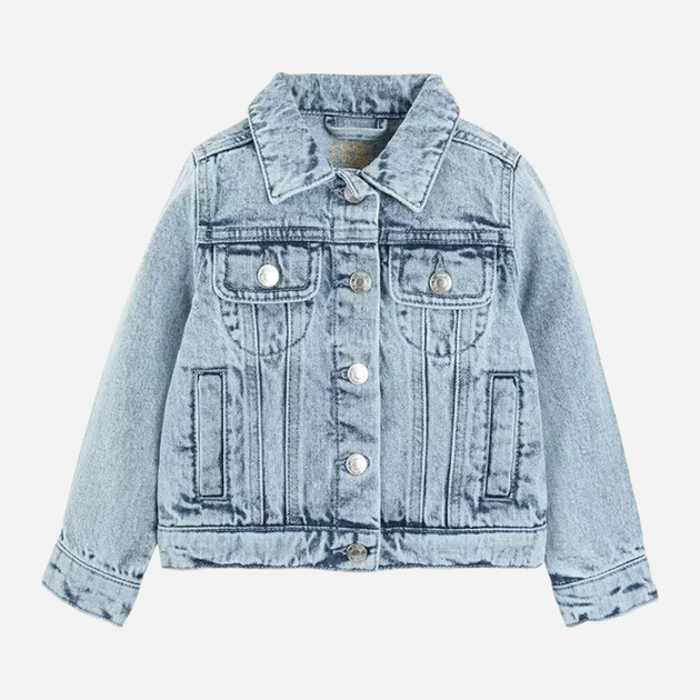 Дитяча джинсова куртка для дівчинки Cool Club CJG2412207 92 см Блакитна (5903977252319) - зображення 1