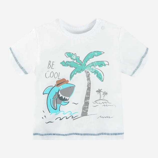 Letni komplet dziecięcy (koszulka + spodenki) dla chłopca Cool Club CCB2403039-00 74 cm Wielokolorowy (5903977330505) - obraz 2