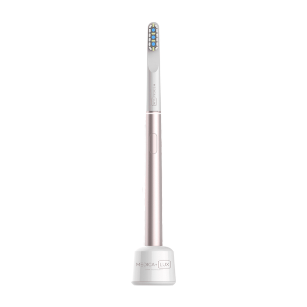 Відбілююча звукова зубна щітка MEDICA+ LUX 10Х Portable (Rose Gold) (Japan) - изображение 5