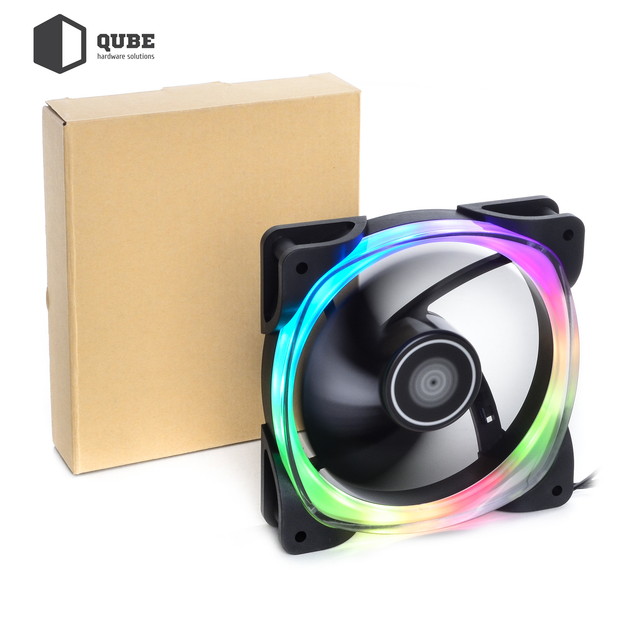 Вентилятор QUBE FR-701 120mm Black RGB - изображение 9