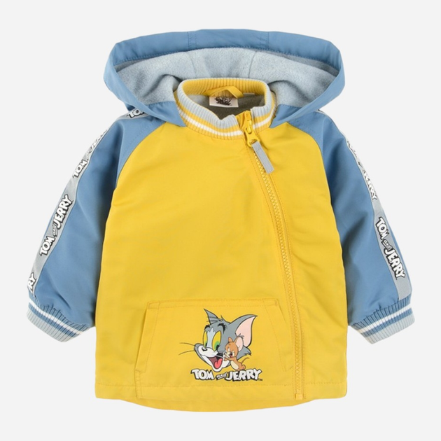 Дитяча демісезонна куртка для хлопчика Cool Club LOB2400269 92 см Жовта (5903977141361) - зображення 1