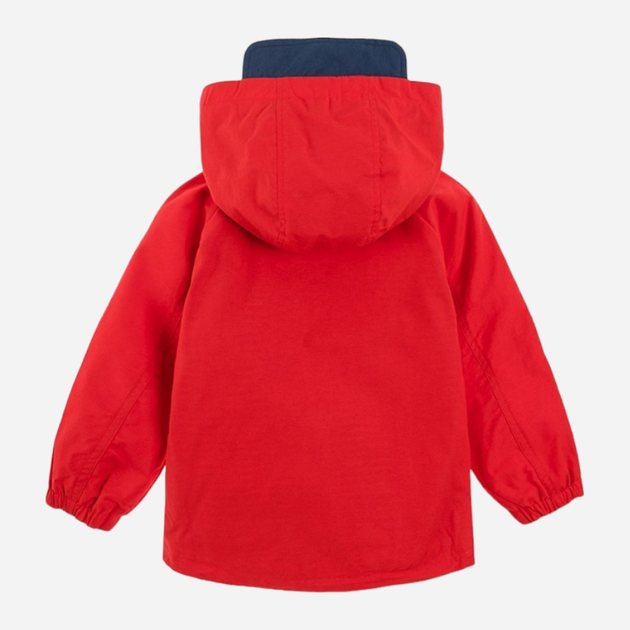 Дитяча демісезонна куртка-парка для хлопчика Cool Club COU2400272 80 см Червона (5903977171436) - зображення 2