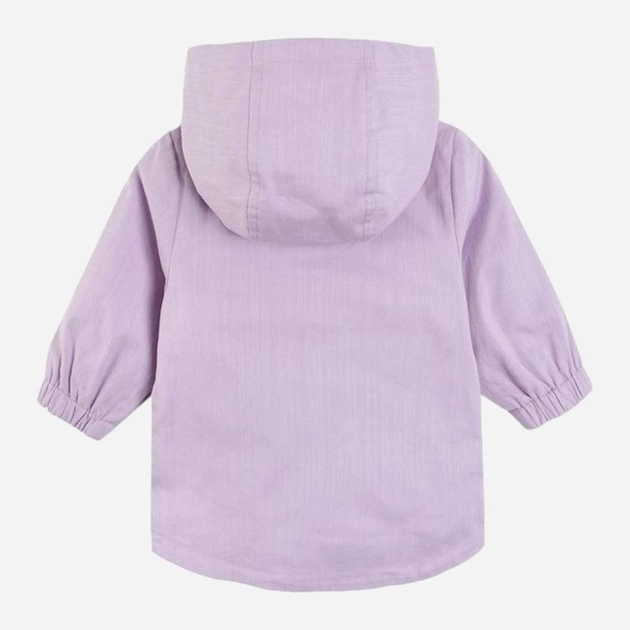 Дитяча демісезонна куртка-парка для дівчинки Cool Club COG2401153 92 см Фіолетова (5903977224859) - зображення 2