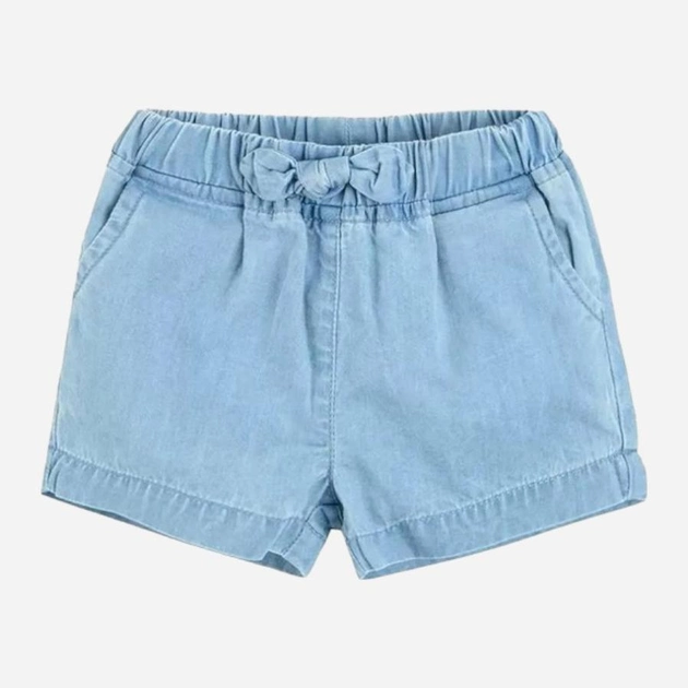 Spodenki jeansowe dziecięce dla dziewczynki Cool Club CCG2402684 62 cm Niebieskie (5903977286062) - obraz 1