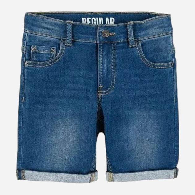 Spodenki jeansowe dziecięce dla chłopca Cool Club CJB2421700 134 cm Granatowe (5903977295798) - obraz 1