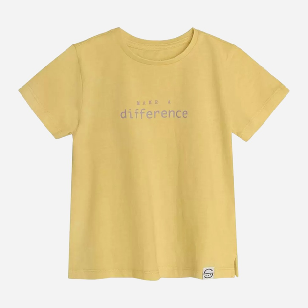 Дитяча футболка для дівчинки Cool Club CCG2410650 116 см Жовта (5903977126023) - зображення 1