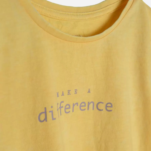 Дитяча футболка для дівчинки Cool Club CCG2410650 128 см Жовта (5903977126047) - зображення 2