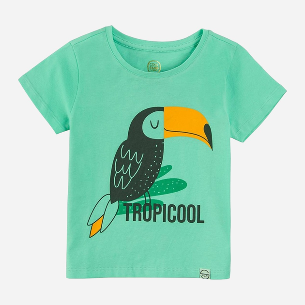 Koszulka dziecięca dla dziewczynki Cool Club CCG2412710 116 cm Turkusowa (5903977309396) - obraz 1