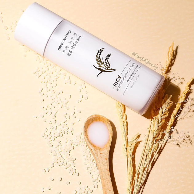 Тонер з екстрактом рису THANK YOU FARMER Rice Pure Essential Toner 200ml - зображення 4