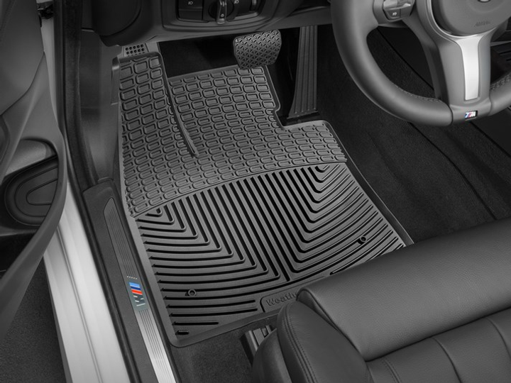 Акція на Комплект автокилимків передніх WeatherTech Всесезонні BMW X6 (2014-2019) 2 шт Чорний (W325) від Rozetka