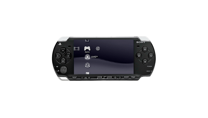Набір Консоль Sony PlayStation Portable Slim PSP-2ххх Модифікована 32GB Black Б/У + Захисна Плівка RMC Trans-Clear + Чохол М'який - зображення 2