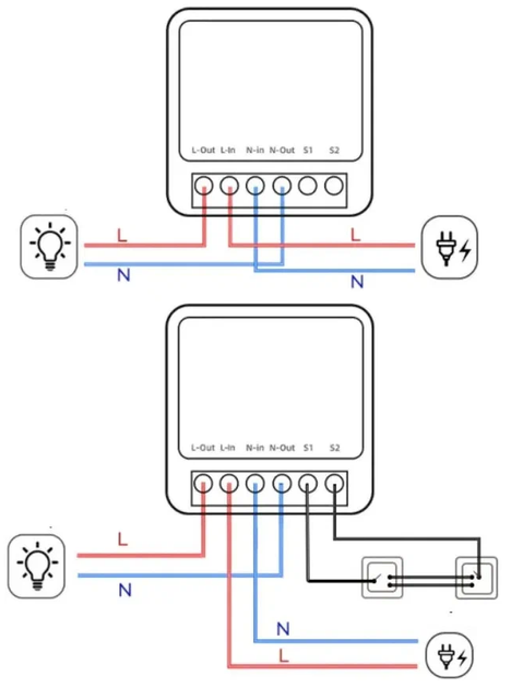 Бездротовий Wifi реле часу Tuya DIY Mini 220V 16A. Одноканальний релейний вмикач/вимикач - зображення 9