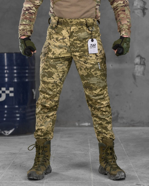 Стрейчові тактичні штани. tactical піксель 0 M - зображення 1