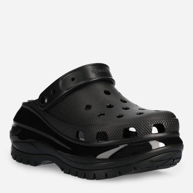 Chodaki damskie na wysokiej platformie Crocs Mega Crush 207988-001 37-38 (M5/W7) 23 cm Czarne (196265103676) - obraz 2