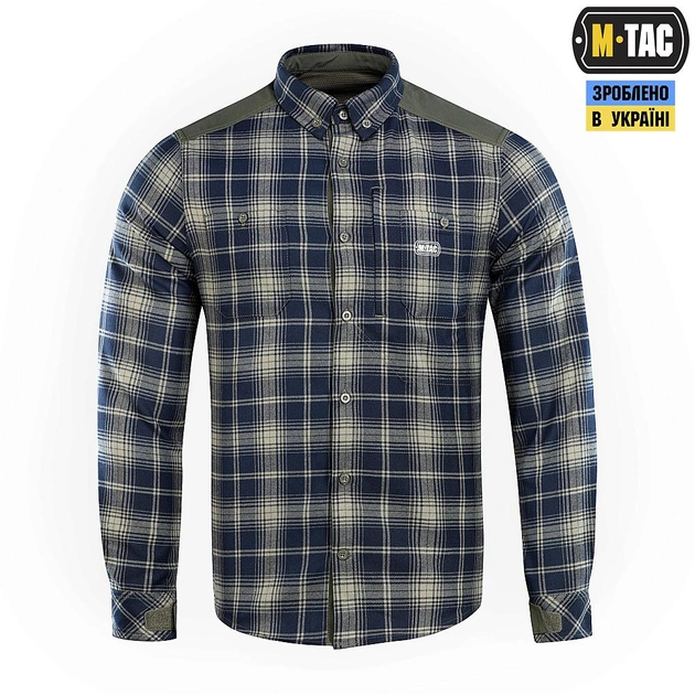 M-Tac рубашка Redneck Shirt Olive/Navy Blue XS/L - изображение 2