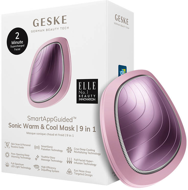 Массажер для лица Geske Cool & Warm 9in1 Розовый (GK000002PK01) – фото ...