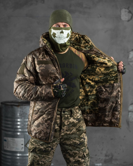 Зимняя тактическая куртка пиксель district 0 XL - изображение 1