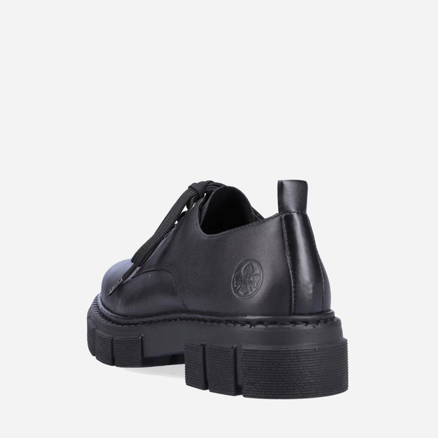 Buty derby damskie skórzane Rieker RIEM3801-00 42 Czarne (4060596876997) - obraz 6