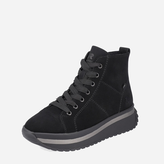 Жіночі зимові черевики низькі Rieker REVW0960-00 41 Чорні (4061811127863) - зображення 2