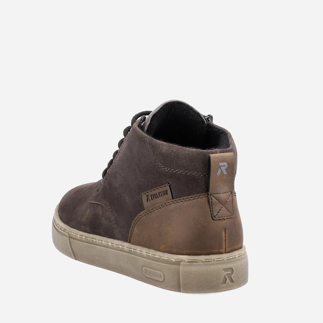 Trzewiki męskie skórzane Rieker REVU0762-45 44 Brązowe (4061811110117) - obraz 6