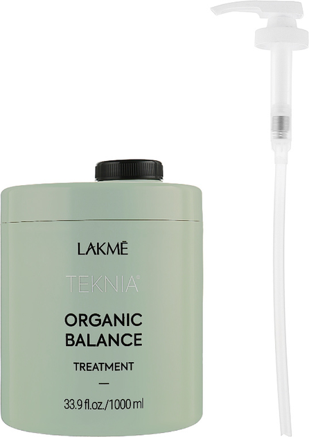 Intensywnie nawilżająca maska do włosów Lakme Teknia Organic Balance Treatment 1000 ml (8429421441315) - obraz 2