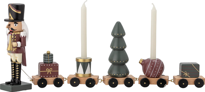 Świecznik Bloomingville Vadim Christmas Train Kolorowy (82051513) - obraz 1