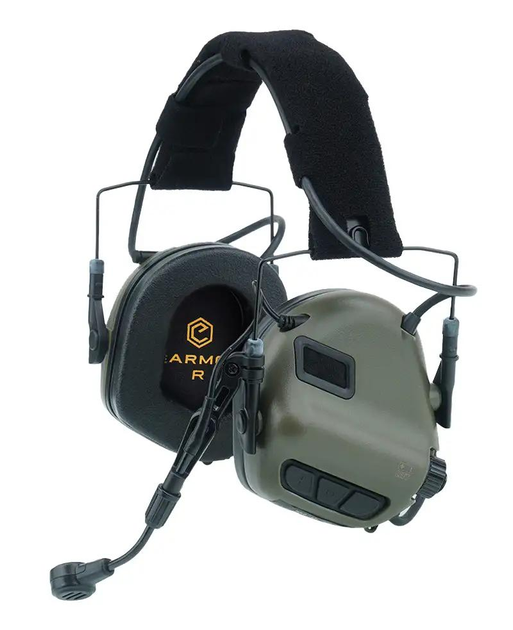 Активні навушники Earmor M32 Green з мікрофоном - зображення 2