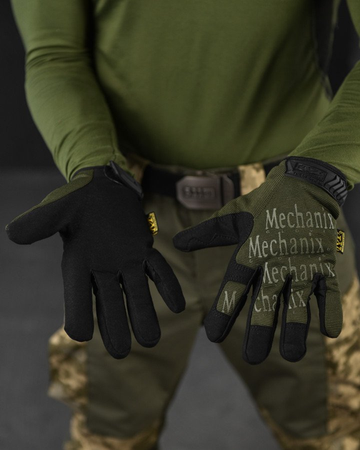 Рукавички тактичні mechanix quot;fastfit olive M - изображение 1