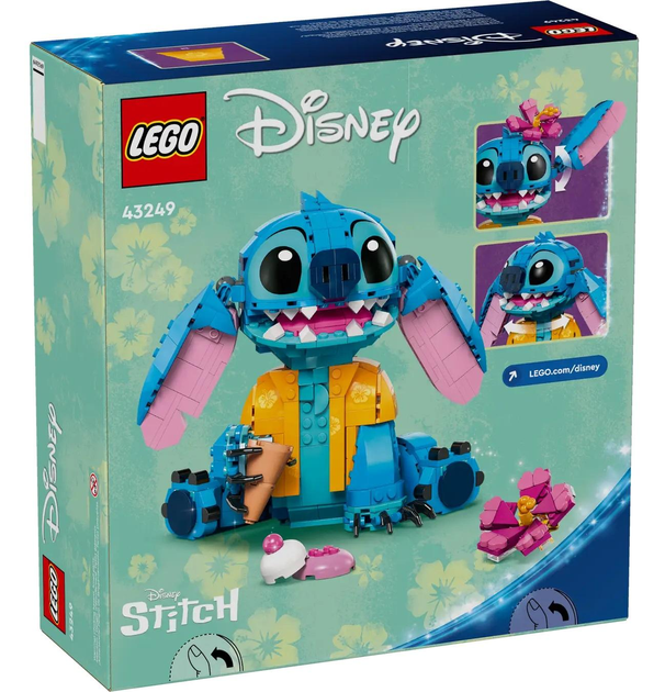 Zestaw klocków Lego Disney Stitch 730 elementów (43249) - obraz 1