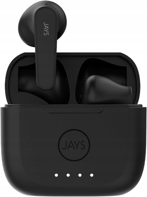 Słuchawki JAYS t-Five Plus Earbuds Black (7350033656495) - obraz 1