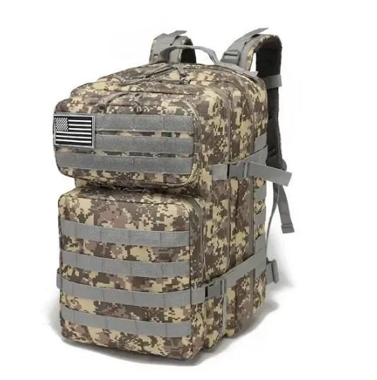 Тактичний рюкзак на 45 л D3-GGL-306 Сірий піксель - зображення 1