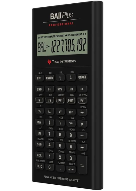 Калькулятор Texas Instruments BAll Plus Financial (TI-BAII Plus) - зображення 2
