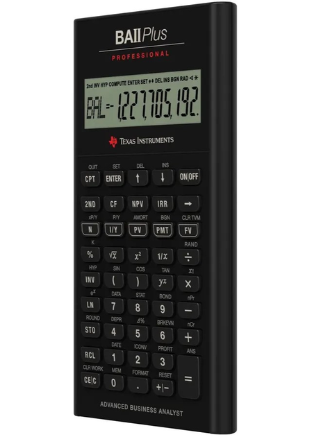 Kalkulator Texas Instruments BAll Plus Financial (TI-BAII Plus) - obraz 2