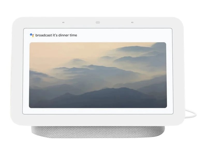 Kontroler Google Nest Hub 2nd Gen Chalk (0193575023571) - obraz 2