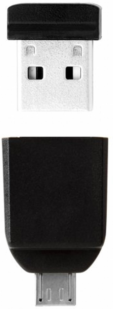 Флеш пам'ять USB Verbatim OTG USB 32GB Black (23942498223) - зображення 4