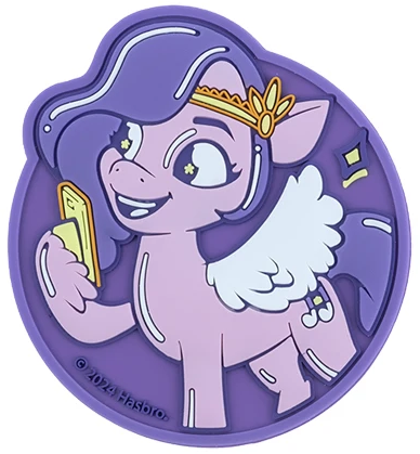 Бейдж на липучці Kite My Little Pony Фіолетовий (LP24-3011-1) - зображення 2