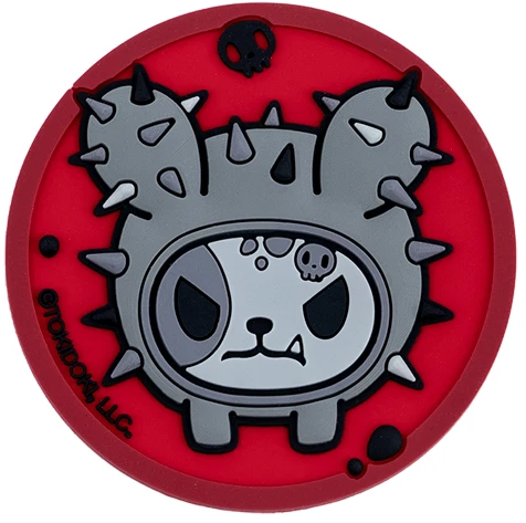 Бейдж на липучці Kite tokidoki Сіро-червоний (TK24-3011-2) - зображення 2