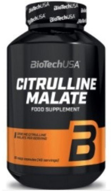 Kompleks przedtreningowy BioTech Citrulline Malate 90 kapsułek (5999076234219) - obraz 1