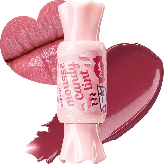 Тинт-мусс для губ The Saem Saemmul Mousse Candy Tint 06 Chaitea Mousse, 10g - изображение 2