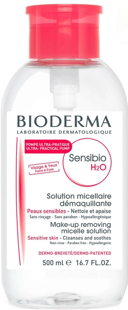 Міцелярний лосьйон Bioderma Sensibio H2O Micellaire Solution 500 мл (3401396991779) - зображення 1