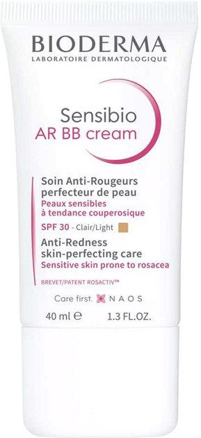 Krem Bioderma Sensibio AR BB Cream SPF 30+ 40 ml (3701129804049) - obraz 1