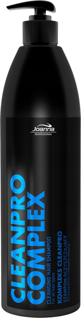Szampon oczyszczający Joanna Professional Cleanpro Complex do wszystkich rodzajów włosów z aromatem świeżości 1 l (5901018008093) - obraz 1