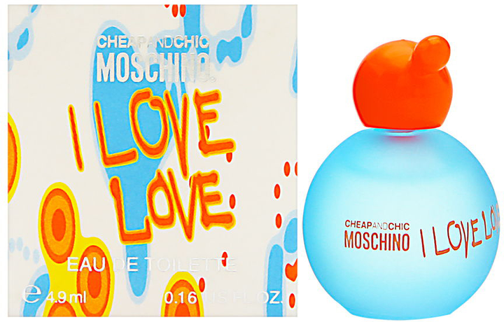 Miniaturka Woda toaletowa dla kobiet Moschino Cheap & Chic I Love Love 4.9 ml (8011003992225) - obraz 1