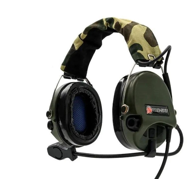 Активні навушники з гарнітурою TACTICAL-SKY MSA Sordin Headset - зображення 1