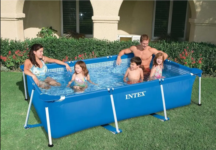 Бассейн каркасный Intex на 1662 л размер 220-150-60 см Синий (28270) - изображение 2