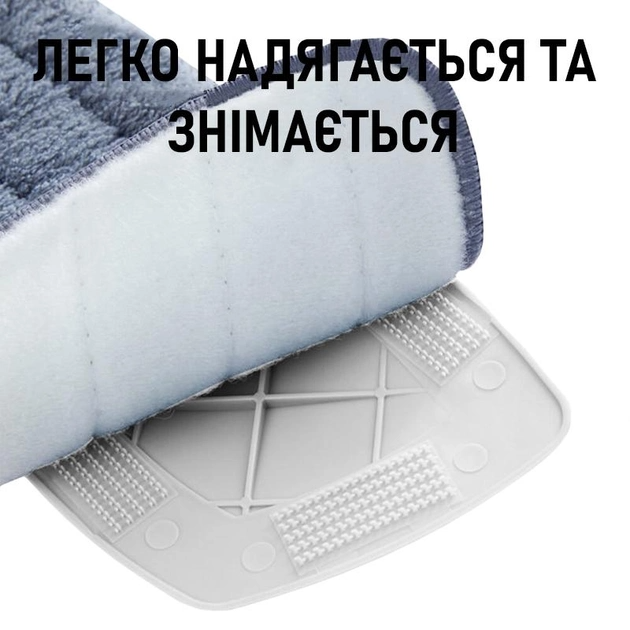 Швабра с распылителем Healthy Spray Mop и емкостью для воды белая (MHF-900W) - изображение 5